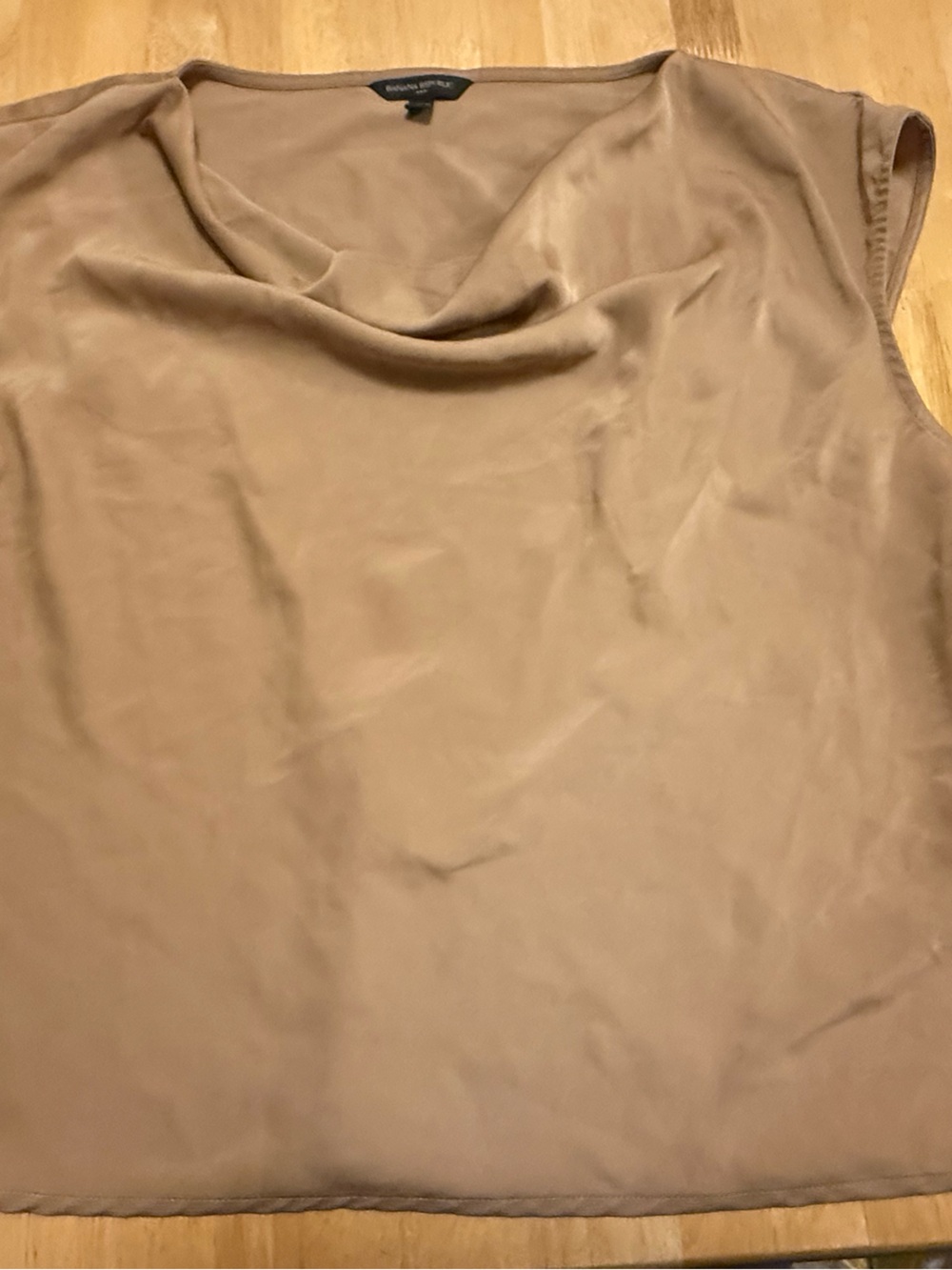 Banana Republic Taupe Cowl Neck Sleeveless Camisole